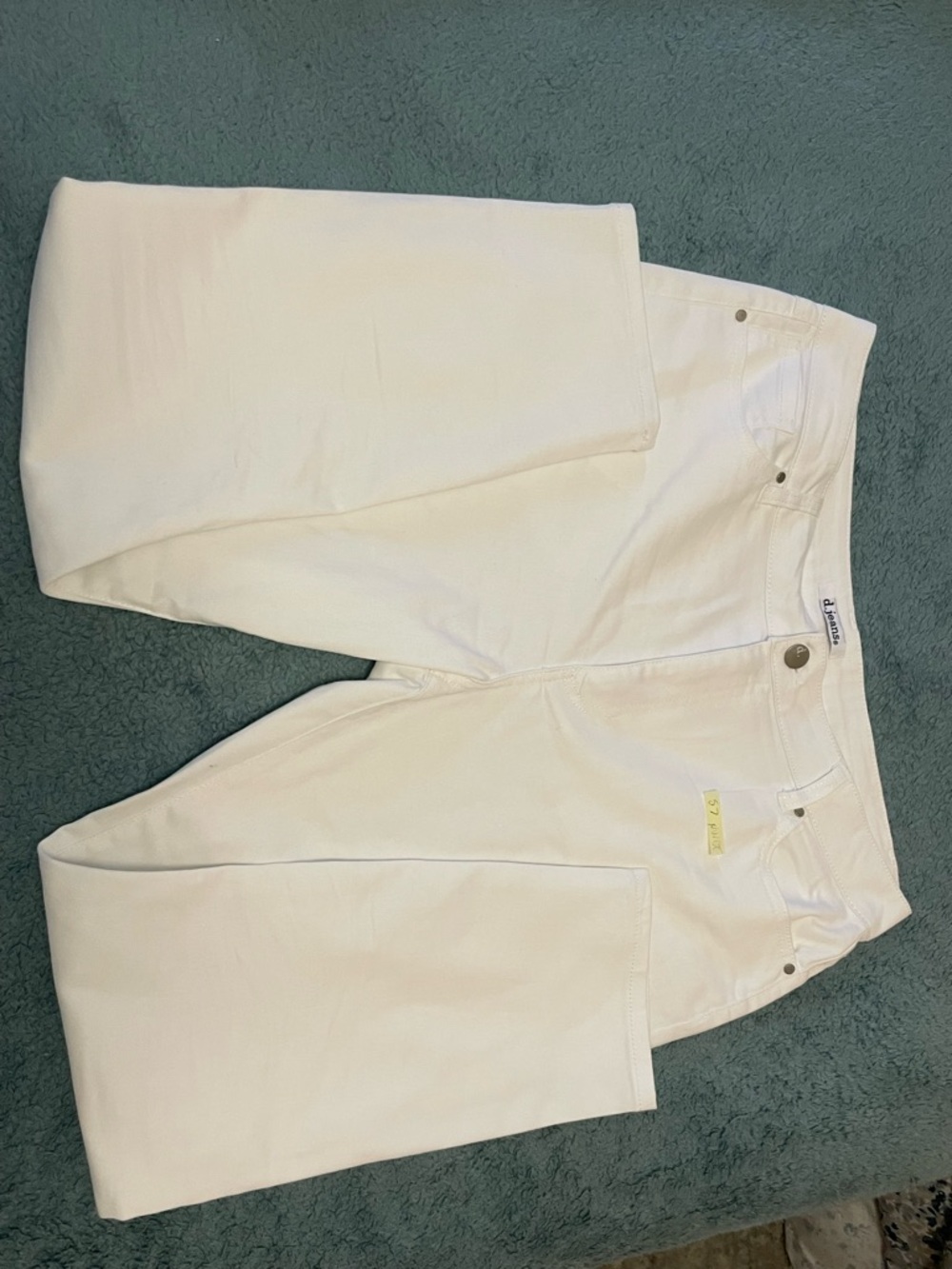 d. jeans White High-Rise Jeans